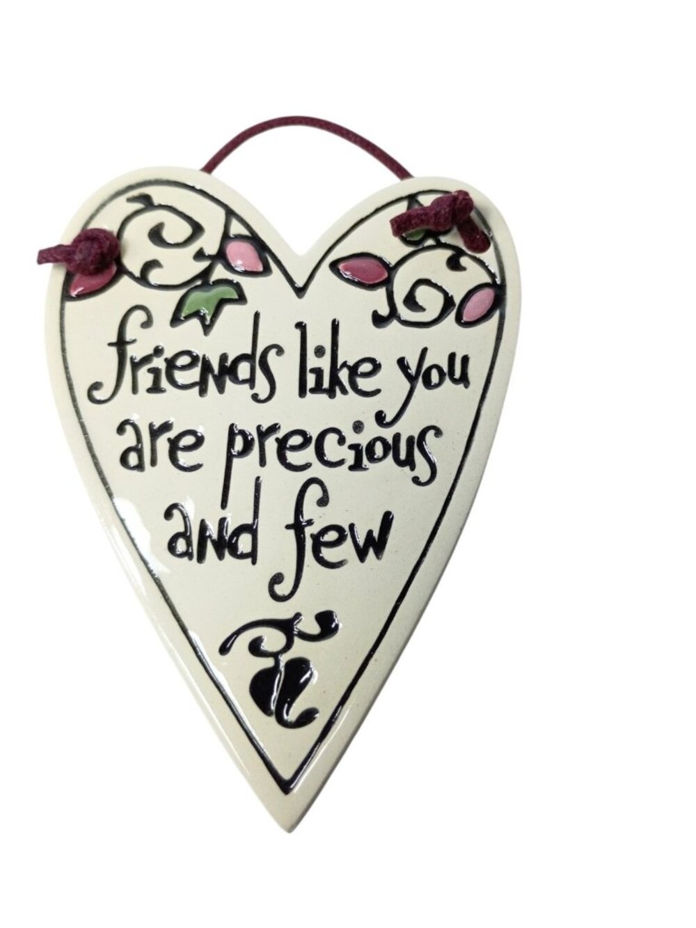 Spooner Creek Friendship Heart Hanging Wall Plaque Michael Macone 2011 Gift